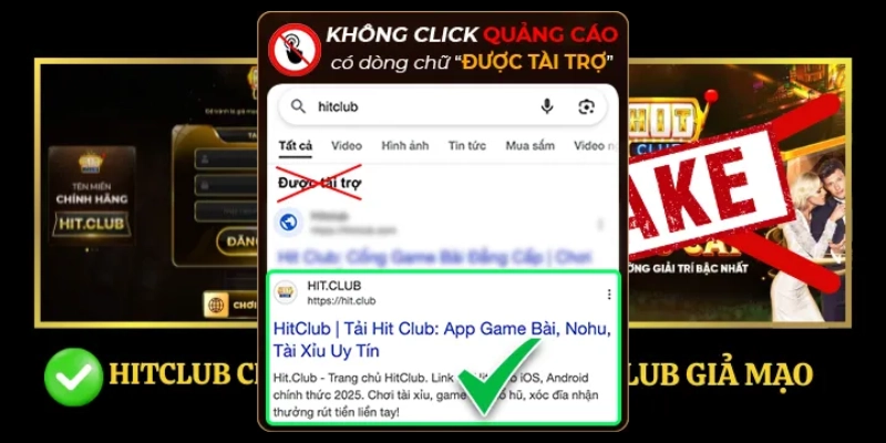 HITCLUB Giả Mạo - Cẩm Nang Tự Bảo Vệ Toàn Diện 1 Can Than Khi Nhap Vao Link